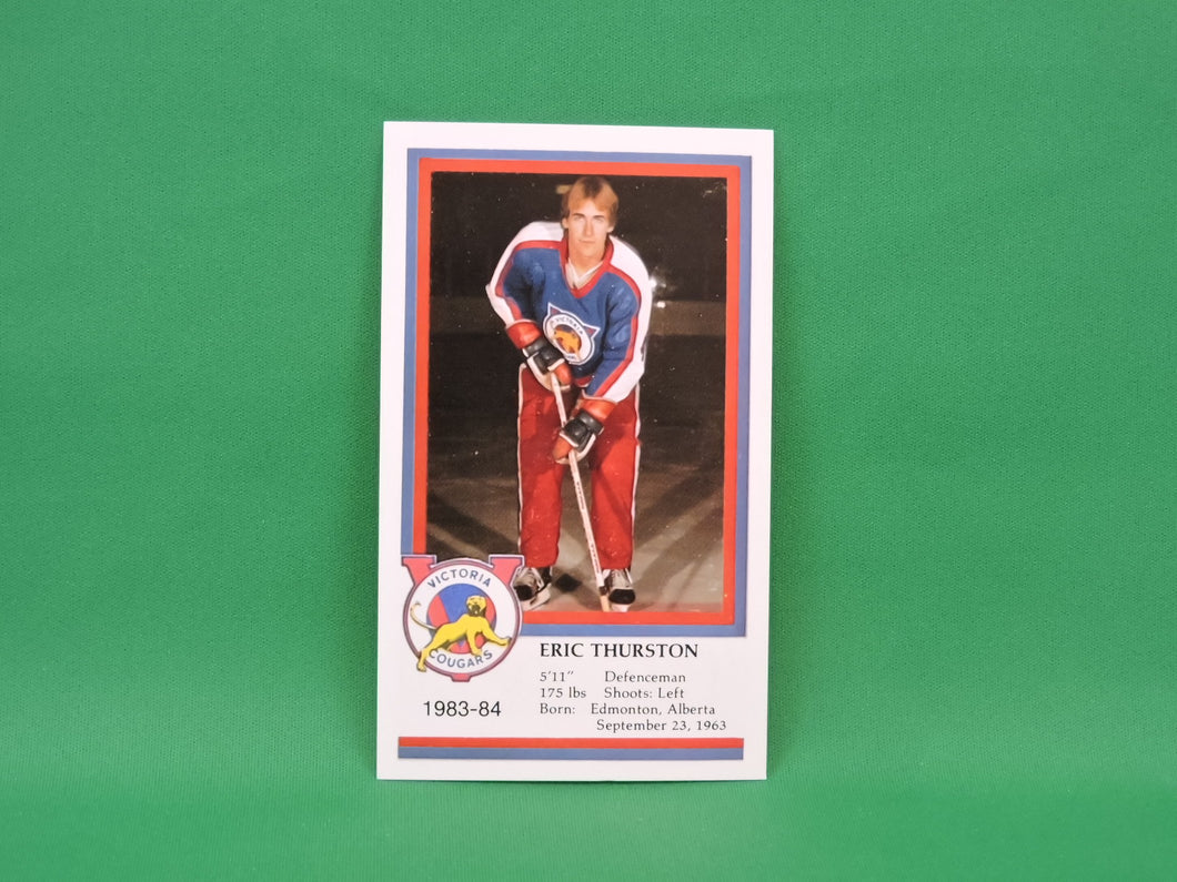 Collector Cards - Victoria Cougars - 1983-84 - Eric Thurston