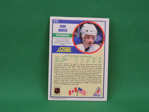 Collector Cards - 1990 - Score - #211 - Doug Bodger