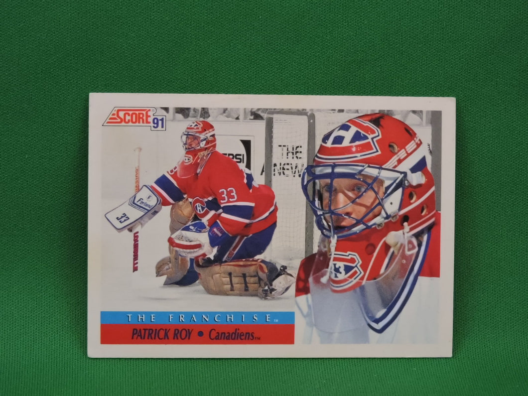 Collector Cards - 1991 - Score - #314 - The Franchise - Patrick Roy