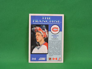 Collector Cards - 1991 - Score - #314 - The Franchise - Patrick Roy