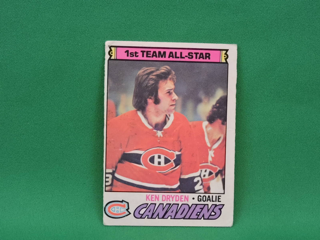 Collector Cards - 1977 - O-Pee-Chee - #100 - 1st Team All-Star - Ken Dryden