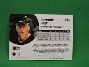 Collector Cards - 1991 - Pro Set - #183 - Jaromir Jagr - Rookie