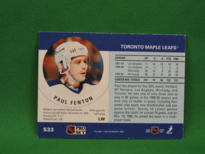 Collector Cards - 1990 - Pro Set - #533 - Paul Fenton