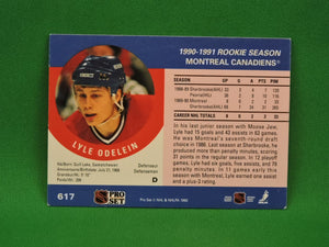Collector Cards - 1990 - Pro Set - #617 - Lyle Odelein - Rookie