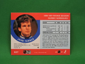 Collector Cards - 1990 - Pro Set - #637 - John Tanner - Rookie