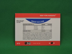 Collector Cards - 1990 - Pro Set - #672 - Roger Neilson - Coach