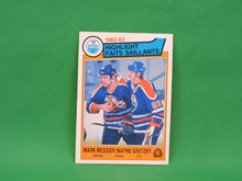 Charger l&#39;image dans la galerie, Collector Cards - 1983 - O-Pee-Chee - #23 - Highlight - Mark Messier and Wayne Gretzky
