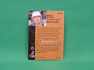 Collector Cards - 1992 - Pro Set - Parkhurst - #433 - Assists Leader - Wayne Gretzky