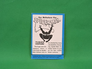 Marvel Collector Cards - 1992  - Marvel Comics - The McFarlane Era - #75 Black Costume