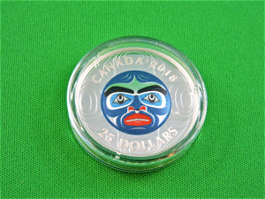 Currency - Silver Coin - $25 - 2018 - RCM - Ancestor Moon Mask