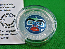 Charger l&#39;image dans la galerie, Currency - Silver Coin - $25 - 2018 - RCM - Ancestor Moon Mask
