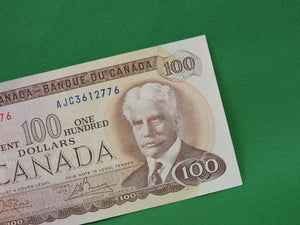 Canadian Bank Notes - ENZ - 1975 - $100 - AJC3612776