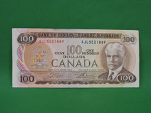 Load image into Gallery viewer, Canadian Bank Notes - ENZ - 1975 - $100 - AJL5521889
