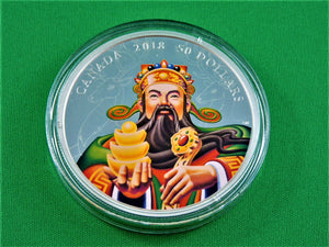 Currency - Silver 3 Coin Set - 2018 - RCM - The San Xing Gods