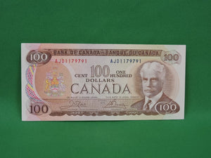 Canadian Bank Notes - ENZ - 1975 - $100 - AJD1179791