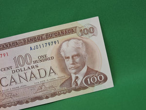 Canadian Bank Notes - ENZ - 1975 - $100 - AJD1179791