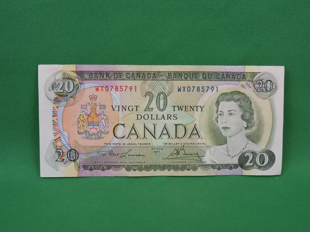 Canadian Bank Notes - ENZ - 1969 - $20 - WX0785791
