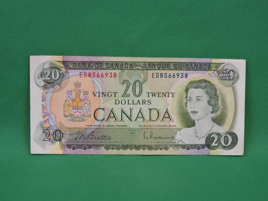 Canadian Bank Notes - ENZ - 1969 - $20 - ED8566938