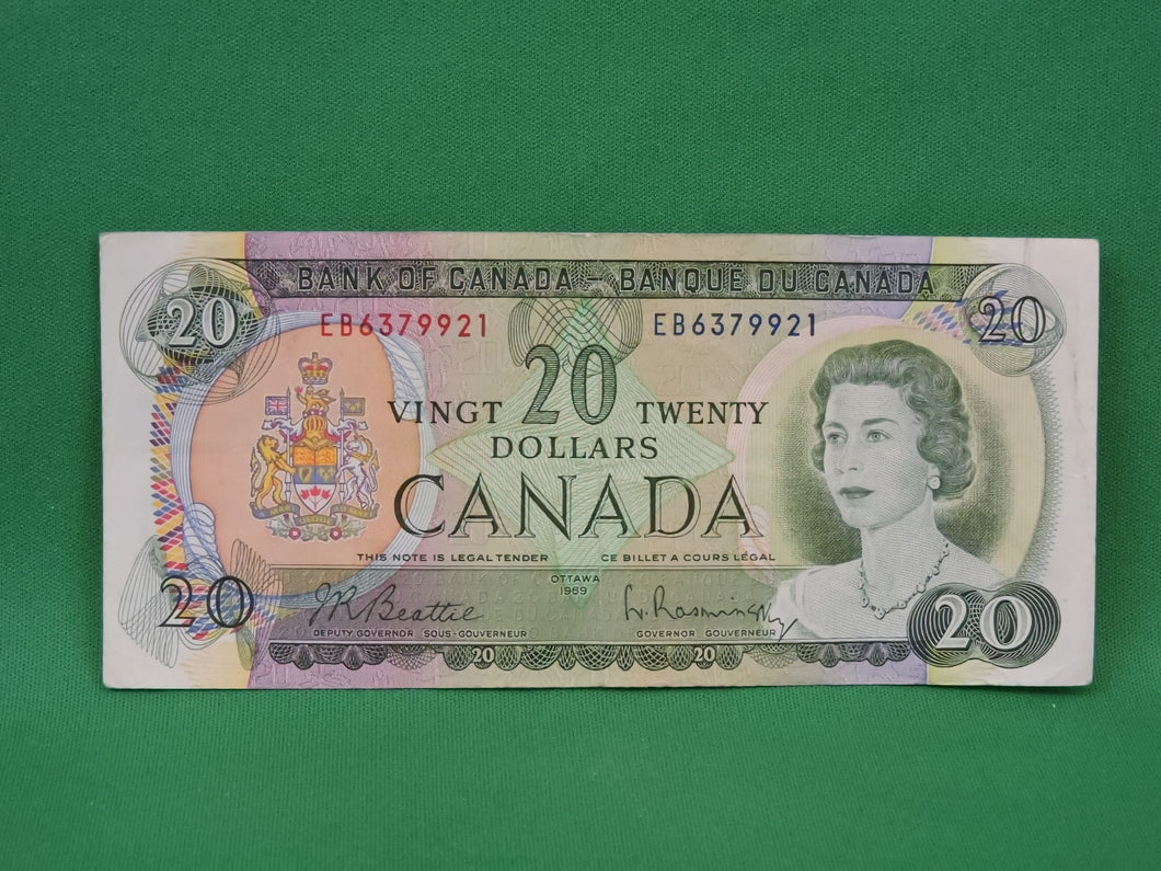 Canadian Bank Notes - ENZ - 1969 - $20 - EB6379921