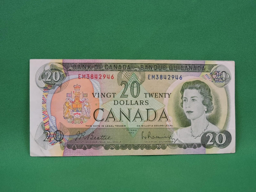 Canadian Bank Notes - ENZ - 1969 - $20 - EM3842946