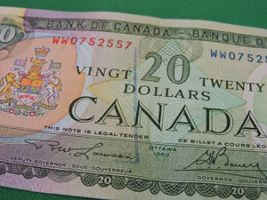 Canadian Bank Notes - ENZ - 1969 - $20 - WW0752557