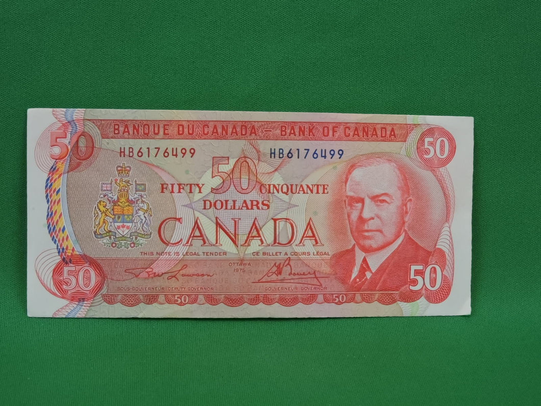 Canadian Bank Notes - ENZ - 1975 - $50 - HB6176499