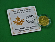 Charger l&#39;image dans la galerie, Currency - Gold Coin - $20 - 2018 - RCM - Symbols of the North
