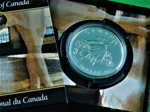 Currency - Silver Coin - $1 - 2001 - RCM - 50th Anniversary of the National Ballet of Canada