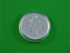 Currency - Silver Coin - $1 - 2001 - RCM - 50th Anniversary of the National Ballet of Canada