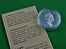 Charger l&#39;image dans la galerie, Currency - Silver Coin - $15 - 2001 - RCM - Lunar - Year of the Snake
