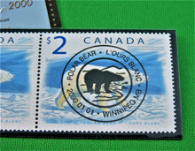 Charger l&#39;image dans la galerie, Currency - Commemorative Coin and Stamp Collection - $2 - 2000 - Canada Post - Polar Bear
