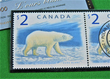 Charger l&#39;image dans la galerie, Currency - Commemorative Coin and Stamp Collection - $2 - 2000 - Canada Post - Polar Bear
