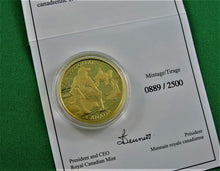 Charger l&#39;image dans la galerie, Currency - Gold Coin - $100 - 2012 - RCM - 150th Anniversary of the Cariboo Gold Rush
