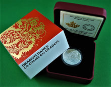 Charger l&#39;image dans la galerie, Currency - Silver Coin - $8 - 2016 - RCM - Dragon Dance
