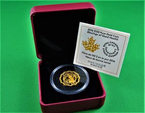 Currency - Gold Coin - $150 - 2016 - RCM - Blessings of Good Health