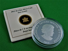 Charger l&#39;image dans la galerie, Currency - Silver Coin - $1 - 2012 - RCM - Two Loons
