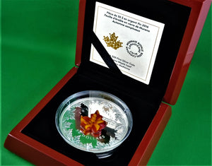 Currency - Silver Coin - $50 - 2016 - RCM - Murano Maple Leaf