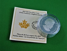 Charger l&#39;image dans la galerie, Currency - Silver Coin - $20 - 2017 - RCM - Little Creatures: Dogbane Beetle
