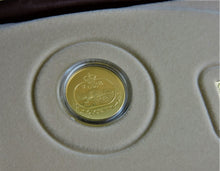 Load image into Gallery viewer, Currency - Silver Coin and Stamp Set - 3 Cents - 2001 - RCM - The 150th Anniversary of the First Postage Stamp in Canada
