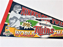 Charger l&#39;image dans la galerie, Pennant Flag - Minnesota Twins - 1991 World Series Champions

