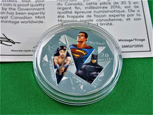 Charger l&#39;image dans la galerie, Currency - Silver Coin - $20 - 2016 - RCM - Batman v Superman: Dawn of Justice -The Trinity
