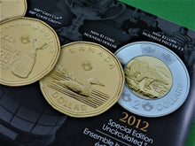 Charger l&#39;image dans la galerie, Currency - Coin Set - 2012 - RCM - Uncirculated Coin Set - Special Edition - 100th playing of the Grey Cup Game in 2012
