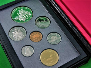 Currency - Coin Set - 1990 - RCM -Double Dollar Proof Set - 300th Anniversary of Henry Kelsey's exploration of the Canadian Prairies