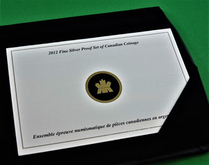 Currency - Coin Set - 2012 - RCM - Fine Silver Proof Set of Canadian Coinage - the 25th Anniversary of the Loonie