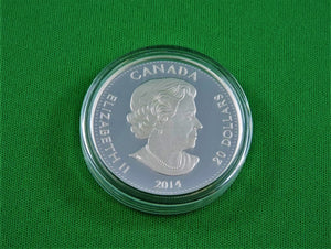 Currency - Silver Coin - $20 - 2014 - RCM - 75th Anniversary of the Royal Winnipeg Ballet