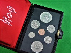 Currency - Coin Set - 1976 - RCM - Double Dollar Proof Set - 100th Anniversary of the Completion of the Library of Parliament