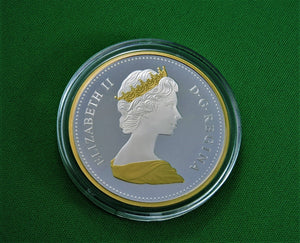 Currency - Silver Coin - $1 - 2016 - RCM - Library of Parliament - Renewed Silver Dollar