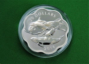 Currency - Silver Coin - $20 - 2016 - RCM - Master of the Sea - The Orca