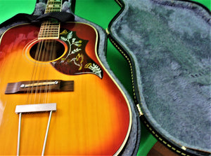 Musical Instruments -  Barcley Custom 12 String Hummingbird Acoustic Guitar