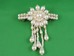 Jewelry - Hair Clip - Faux Pearls